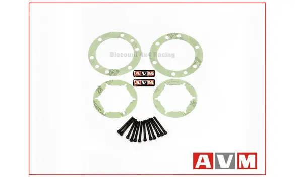 KIT 12 BOULONS + JOINTS pour 2 Moyeux AV