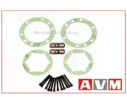 KIT 12 BOULONS + JOINTS pour 2 Moyeux AV