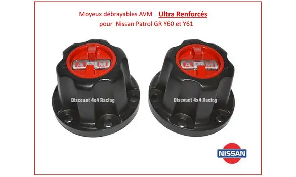 NISSAN Y60/Y61 Moyeux ULTRA RENFORCE