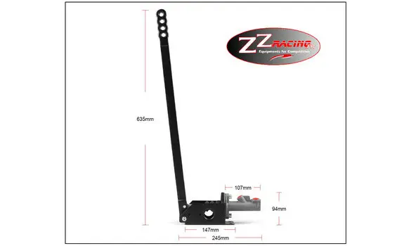 Frein à main hydraulique Levier long