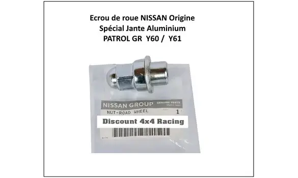 Y60 Y61 Ecrou Jante Aluminium Origine